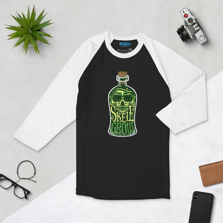 Skelegrow Potion 3/4 Sleeve Raglan Shirt - Fandom-Made