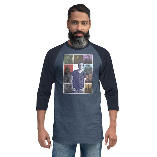 Ben Barnes Eras 3/4 Sleeve Raglan Shirt - Fandom-Made