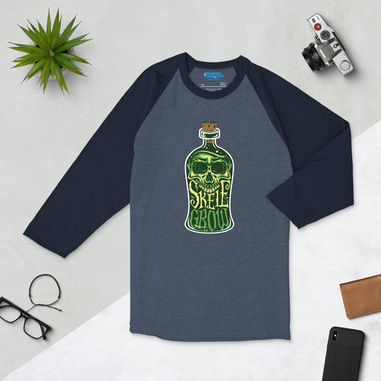 Skelegrow Potion 3/4 Sleeve Raglan Shirt - Fandom-Made