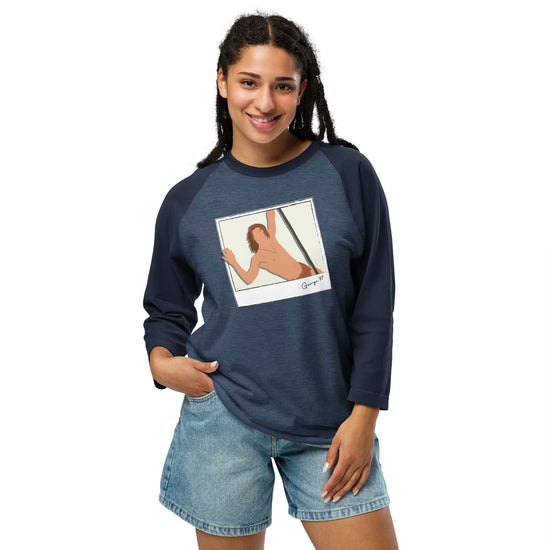 Jungle George Unisex 3/4 Sleeve Raglan Shirt - Fandom-Made