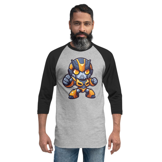 Bumblebee Unisex 3/4 Sleeve Raglan Shirt - Fandom-Made