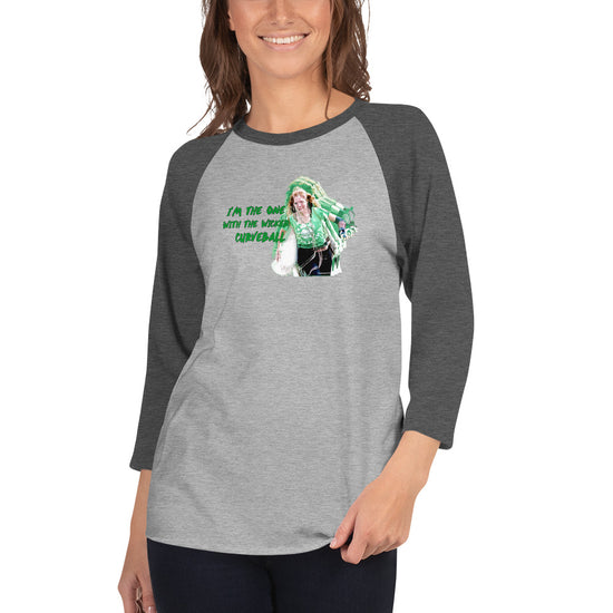 Wicked Curveball Unisex 3/4 Sleeve Raglan Shirt - Fandom-Made