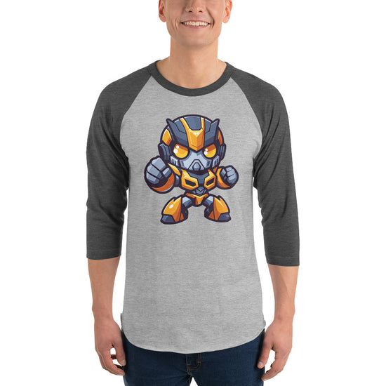 Bumblebee Unisex 3/4 Sleeve Raglan Shirt - Fandom-Made