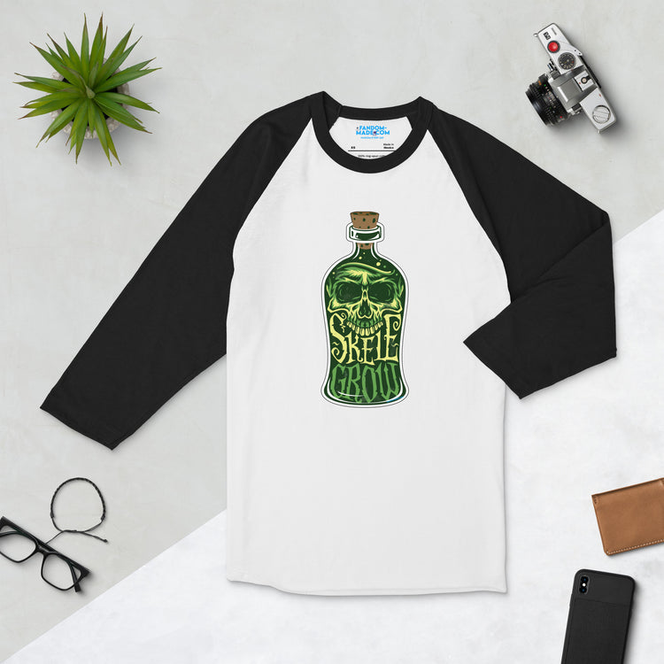 Skelegrow Potion 3/4 Sleeve Raglan Shirt - Fandom-Made