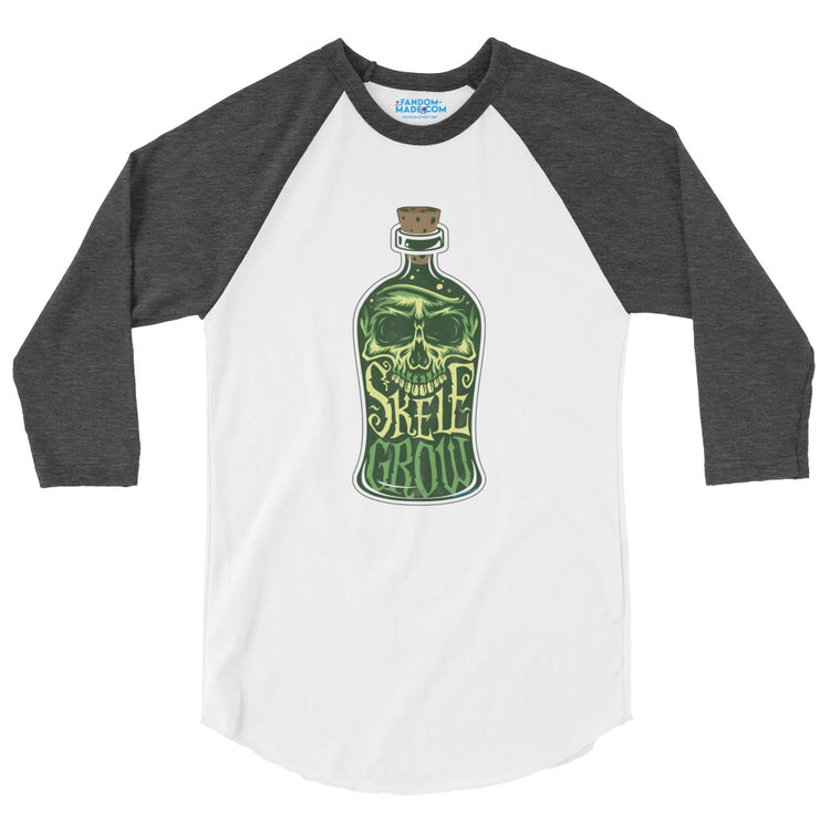 Skelegrow Potion 3/4 Sleeve Raglan Shirt - Fandom-Made