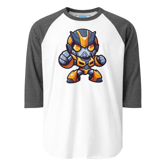 Bumblebee Unisex 3/4 Sleeve Raglan Shirt - Fandom-Made