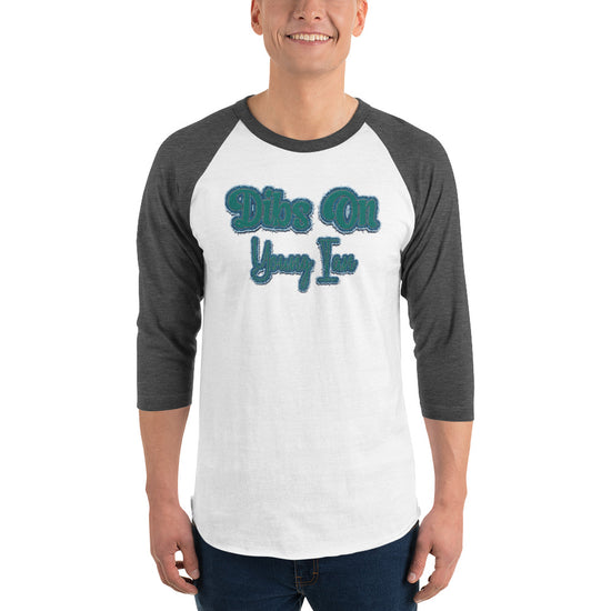 Dibs On Young Ian Unisex 3/4 Sleeve Raglan Shirt - Fandom-Made