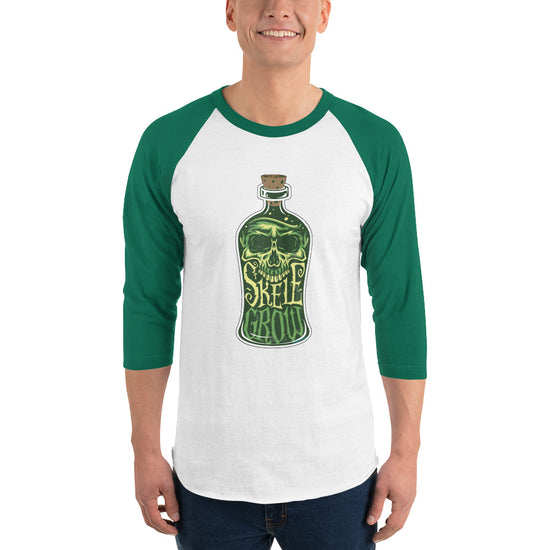 Skelegrow Potion 3/4 Sleeve Raglan Shirt - Fandom-Made
