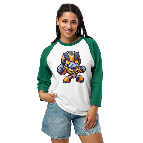 Bumblebee Unisex 3/4 Sleeve Raglan Shirt - Fandom-Made