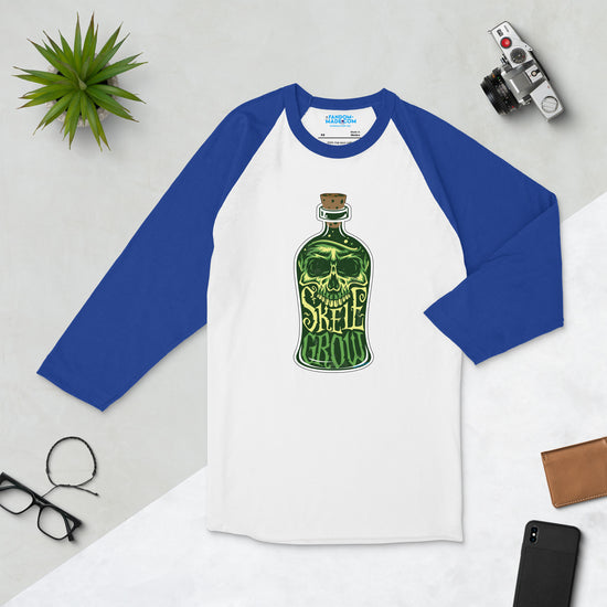 Skelegrow Potion 3/4 Sleeve Raglan Shirt - Fandom-Made