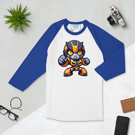 Bumblebee Unisex 3/4 Sleeve Raglan Shirt - Fandom-Made