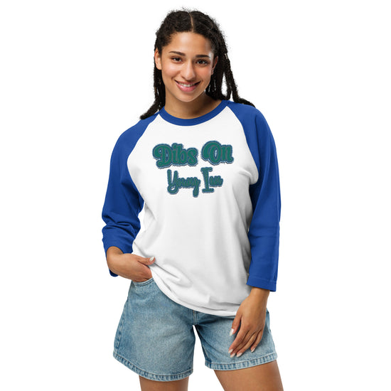 Dibs On Young Ian Unisex 3/4 Sleeve Raglan Shirt - Fandom-Made