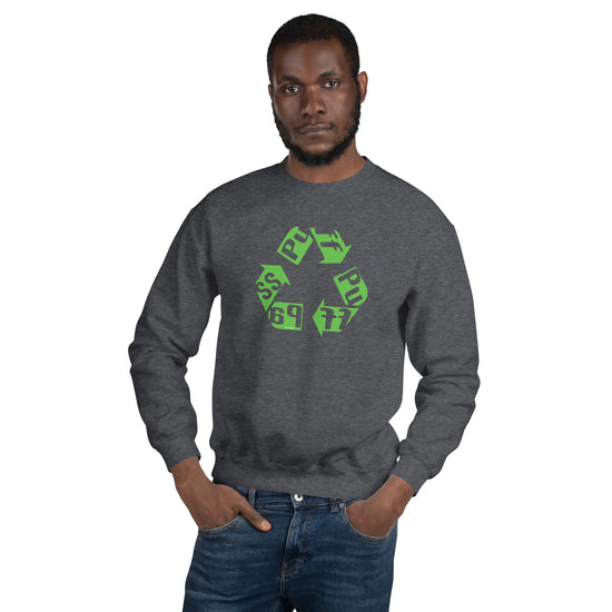 Puff Pass Recycle Unisex Sweatshirt - Fandom-Made