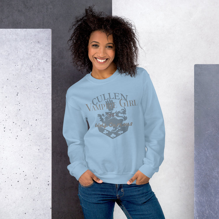 Vampire Girl But...Wolf Curious Sweatshirt