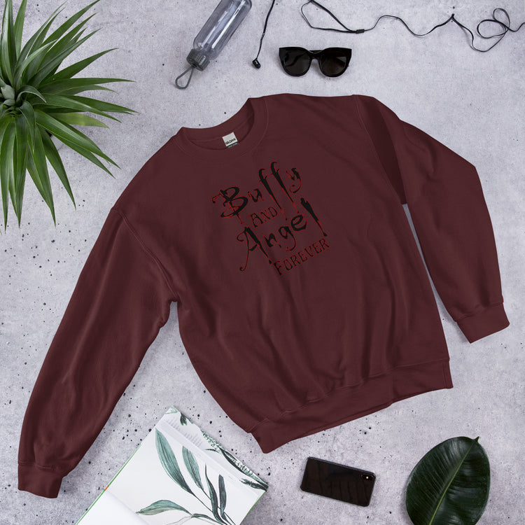 Buffy and Angel Forever Unisex Sweatshirt - Fandom-Made