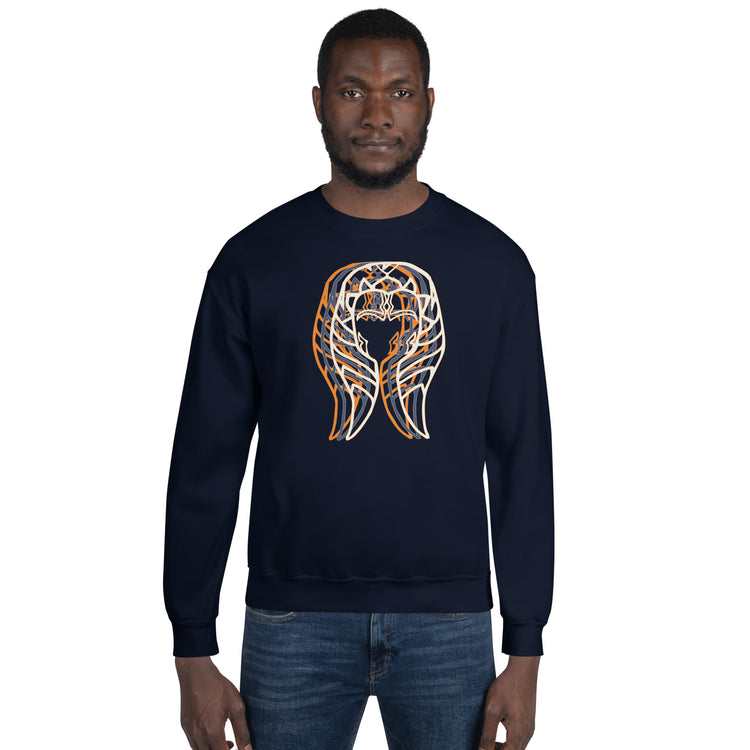 Ahsoka Head and Face Unisex Crew Neck Sweatshirt - Fandom-Made