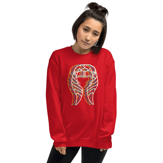 Ahsoka Head and Face Unisex Crew Neck Sweatshirt - Fandom-Made