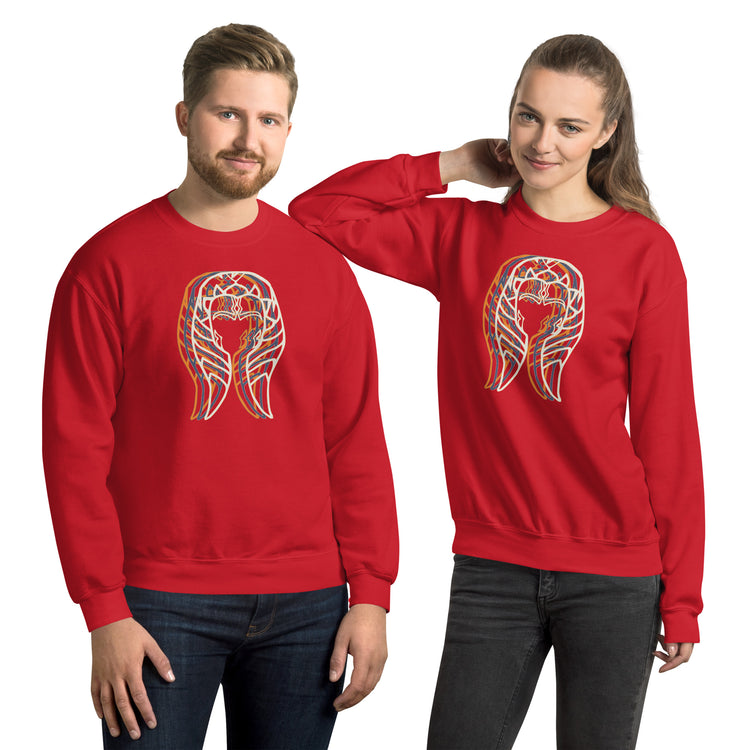 Ahsoka Head and Face Unisex Crew Neck Sweatshirt - Fandom-Made