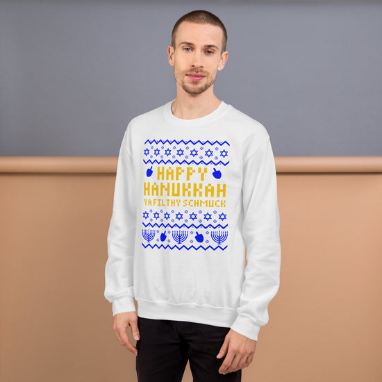 Hanukkah Ugly Sweater Unisex Sweatshirt - Fandom-Made