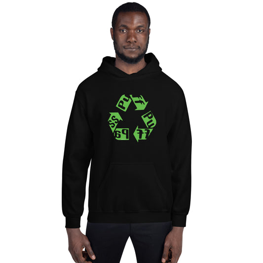 Puff Pass Recycle Unisex Hoodie - Fandom-Made