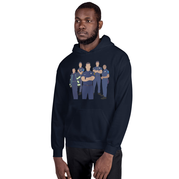 9-1-1 Group Hoodie