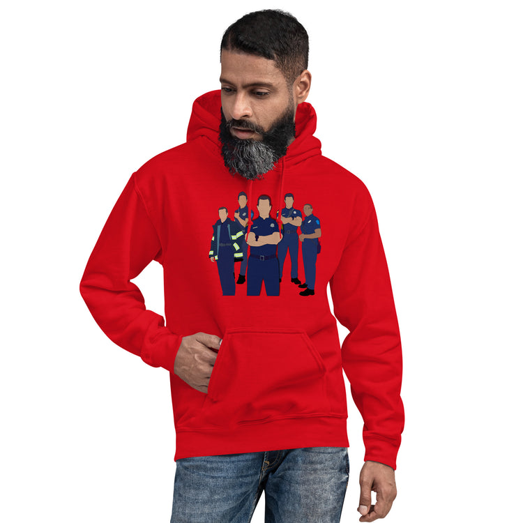 9-1-1 Group Hoodie