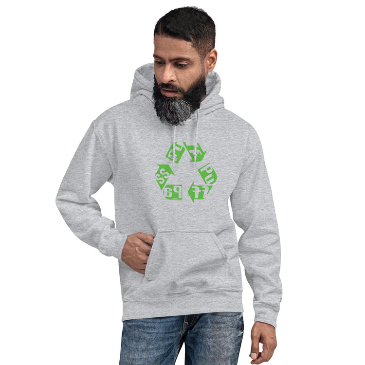 Puff Pass Recycle Unisex Hoodie - Fandom-Made