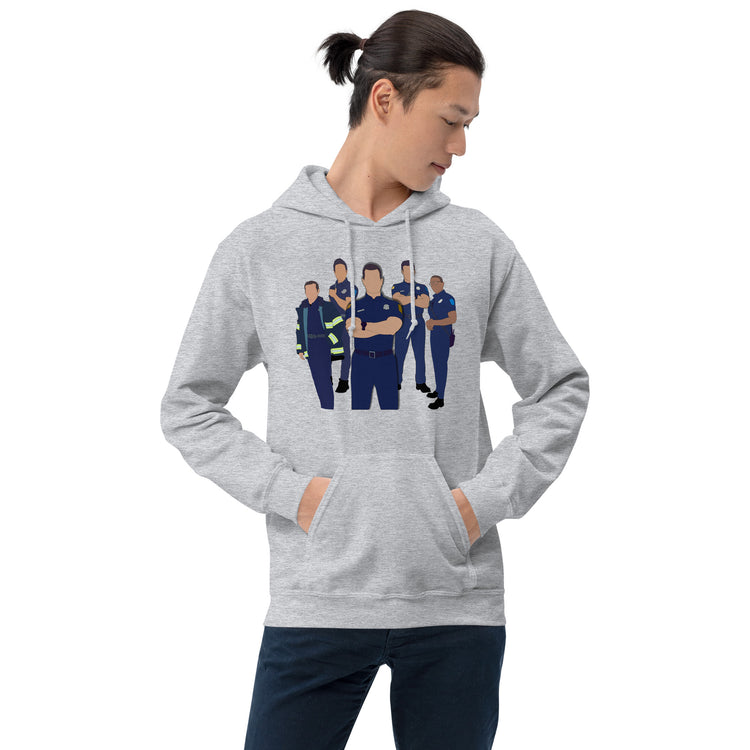 9-1-1 Group Hoodie