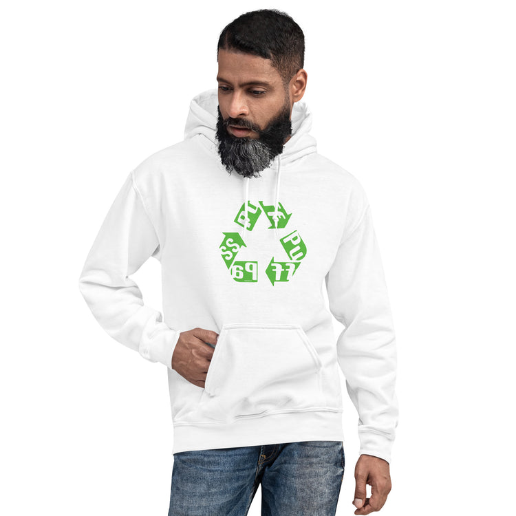 Puff Pass Recycle Unisex Hoodie - Fandom-Made