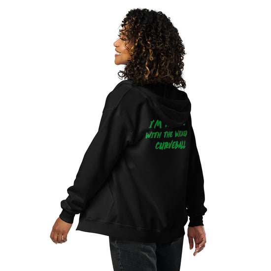 Wicked Curveball Unisex Heavy Blend Zip Hoodie - Fandom-Made