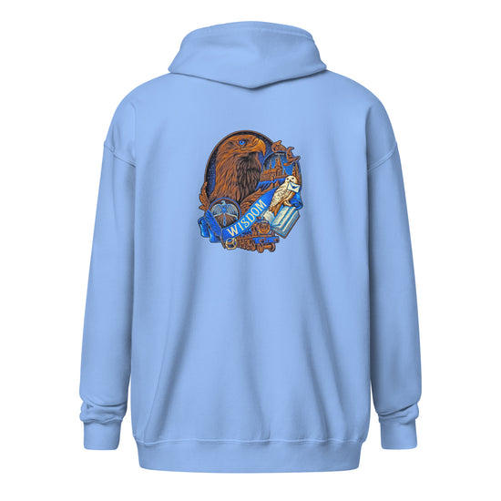 Ravenclaw Wisdom Zip Hoodie - Fandom-Made