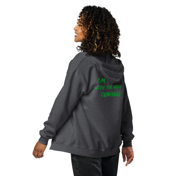 Wicked Curveball Unisex Heavy Blend Zip Hoodie - Fandom-Made