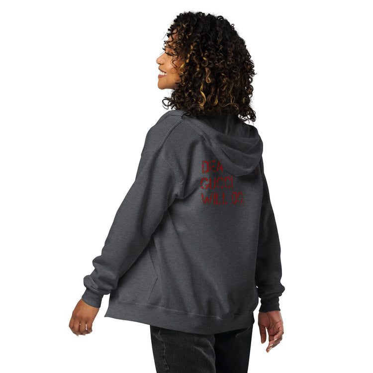 Dear Santa Unisex Heavy Blend Zip Hoodie - Fandom-Made