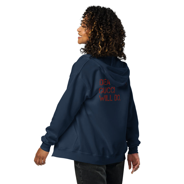 Dear Santa Unisex Heavy Blend Zip Hoodie - Fandom-Made