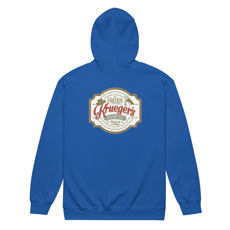 Krueger's Bedtime Teas Unisex Zip Hoodie - Fandom-Made