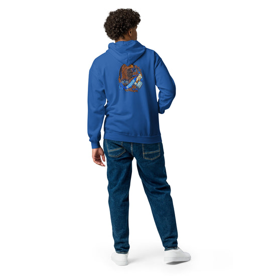 Ravenclaw Wisdom Zip Hoodie - Fandom-Made