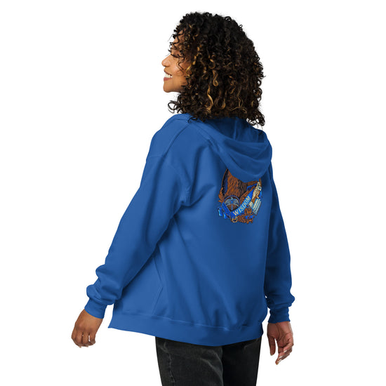 Ravenclaw Wisdom Zip Hoodie - Fandom-Made