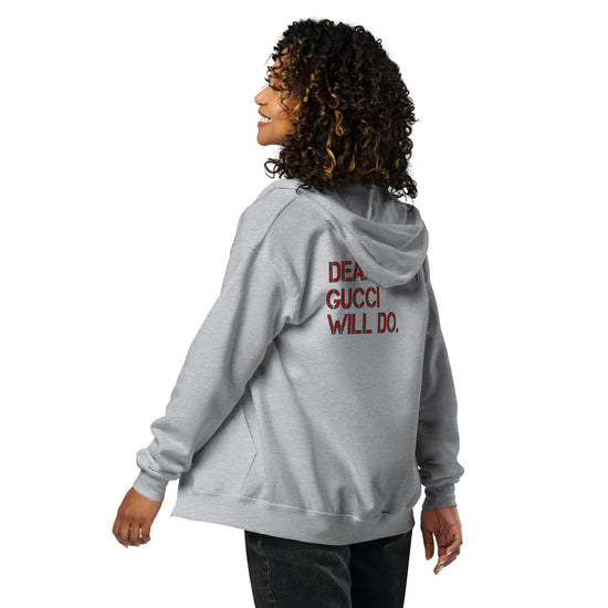 Dear Santa Unisex Heavy Blend Zip Hoodie - Fandom-Made