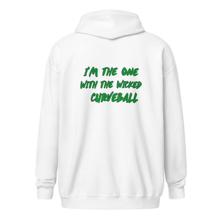 Wicked Curveball Unisex Heavy Blend Zip Hoodie - Fandom-Made