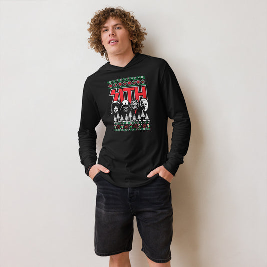 Sith Ugly Christmas Sweater Unisex Hooded Long Sleeve Tee - Fandom-Made