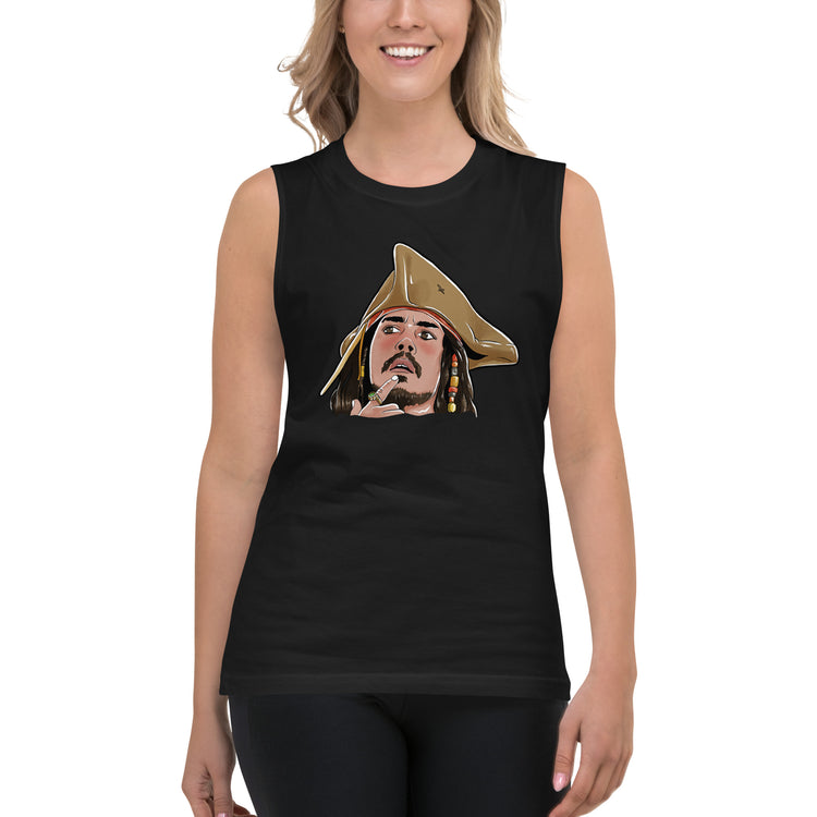 Jack Sparrow Unisex Muscle Shirt - Fandom-Made