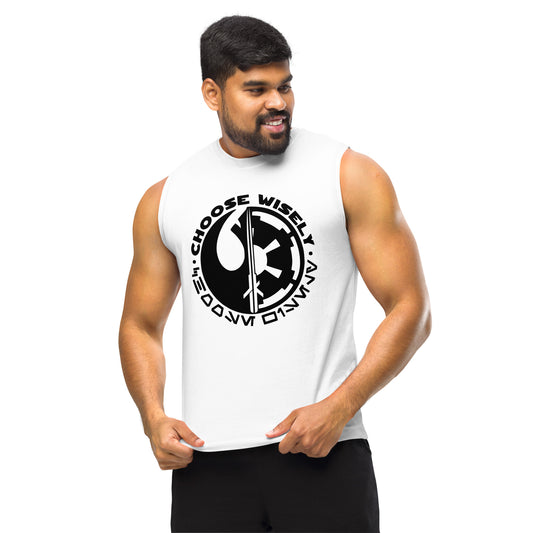 Choose Wisely Unisex Muscle Shirt - Fandom-Made