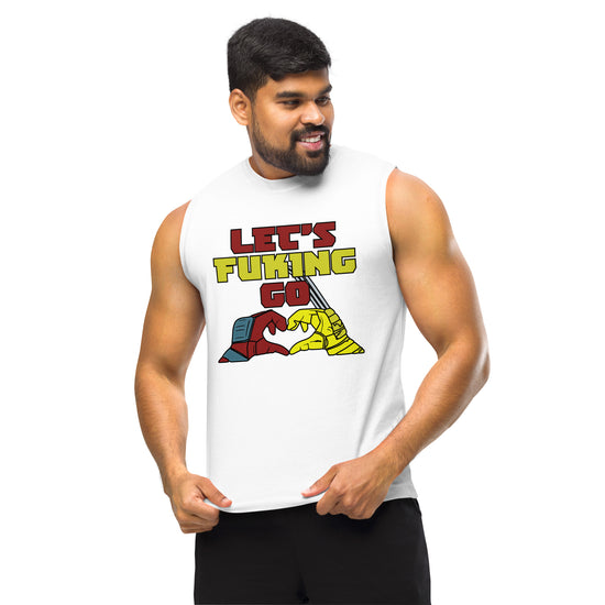 Let's Go Unisex Muscle Shirt - Fandom-Made
