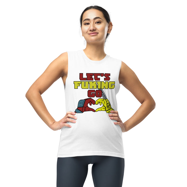 Let's Go Unisex Muscle Shirt - Fandom-Made