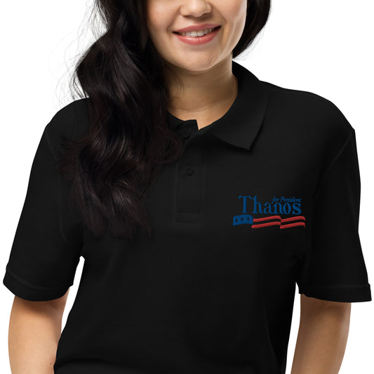 Thanos For President Unisex Polo Shirt - Fandom-Made