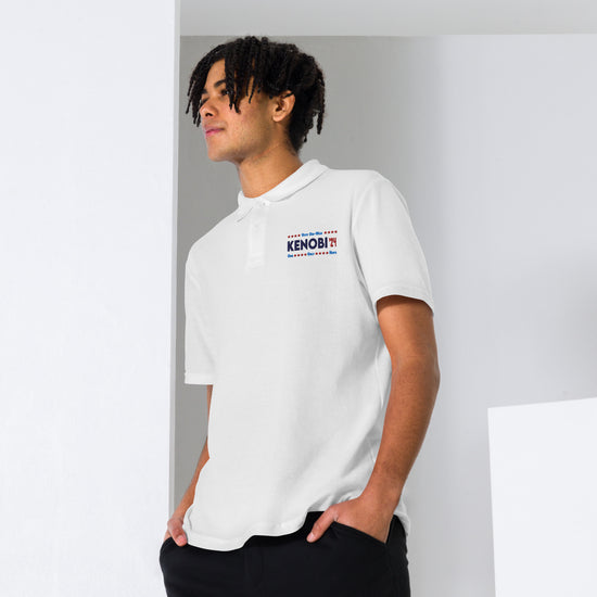 Vote Kenobi 2024 Unisex Pique Polo Shirt - Fandom-Made