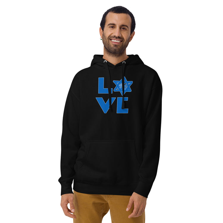 Love Star of David Premium Hoodie - Fandom-Made