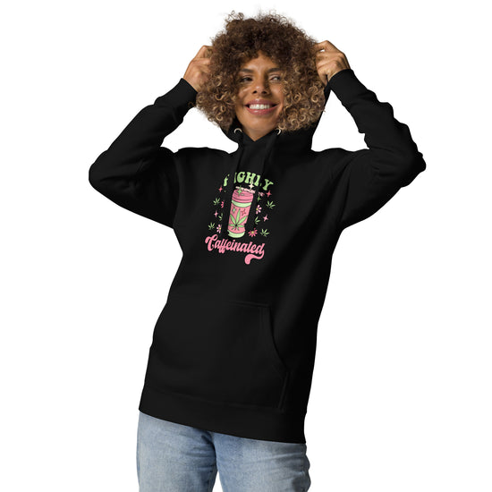 Highly Caffeinated Unisex Premium Hoodie - Fandom-Made