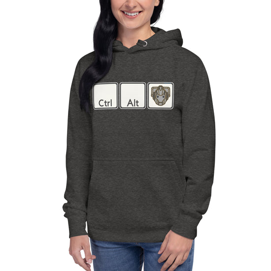 Ctrl Alt Cybermen Unisex Premium Hoodie - Fandom-Made