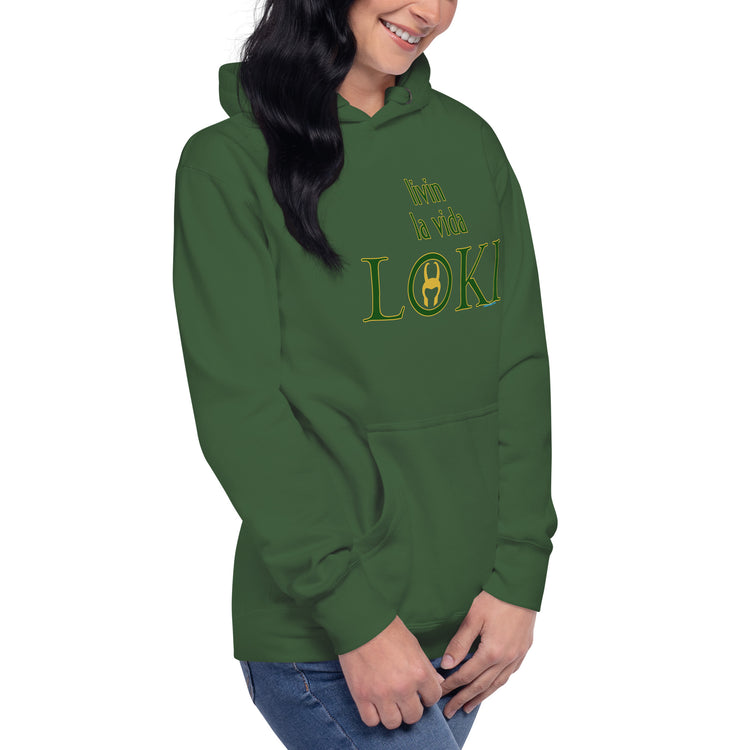 Livin La Vida Loki Unisex Premium Hoodie - Fandom-Made